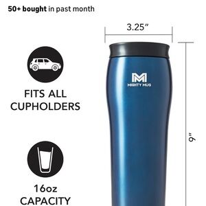 Mighty Mug Untippable Blue Travel Tumbler